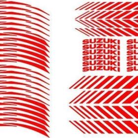 Sevenkardeşler Suzuki Reflektör Kırmızı Uyumlu Racing Şerit