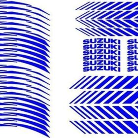 Sevenkardeşler Suzuki Reflektör Mavi Uyumlu Racing Şerit