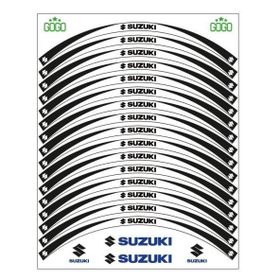 Sevenkardeşler Suzuki Siyah Beyaz Uyumlu Reflektörlü Jant Şeridi