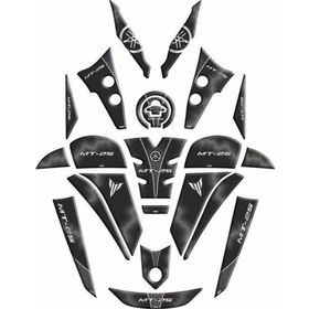 Sevenkardeşler Yamaha Mt25 Uyumlu 2020 Full Set 006 Tank Pad