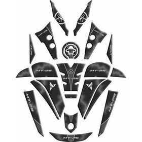 Sevenkardeşler Yamaha Mt25 Uyumlu 2020 Full Set 006 Tank Pad