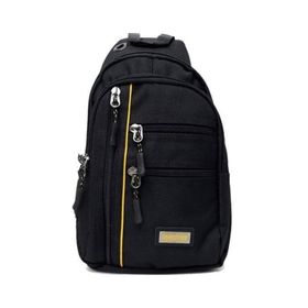 Seventeen 3473-22 Siyah Çizgili Body Bag Erkek Çapraz Çanta