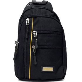 Seventeen 3473-22 Siyah Çizgili Body Bag Erkek Çapraz Çanta
