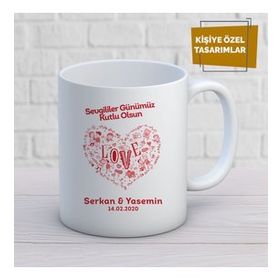Sevgiliye Eşe Özel Kupa Bardak