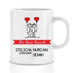 Sevgiliye İsimli Kupa Bardak