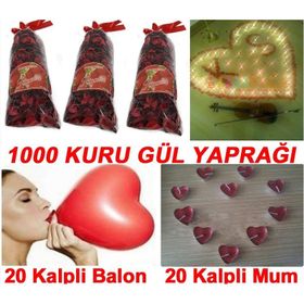 Sevgiliye Sürpriz Doğum Günü Kafede Evde Masa Süsleme Paketi
