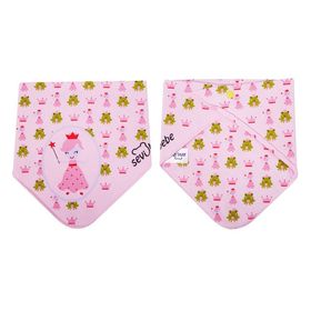 Sevi Bebe 13 Pembe Fular Mama Önlüğü