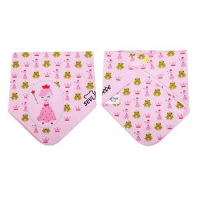Sevi Bebe 13 Pembe Fular Mama Önlüğü