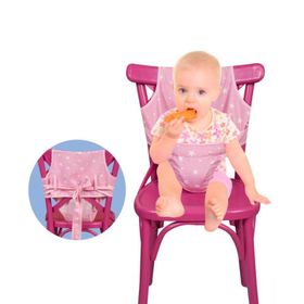 Sevi Bebe 152 Pembe Kumaş Mama Sandalyesi