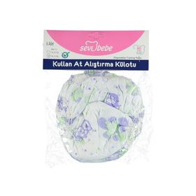 Sevi Bebe 2530 Desenli 6'lı Bebek Alıştırma Külodu