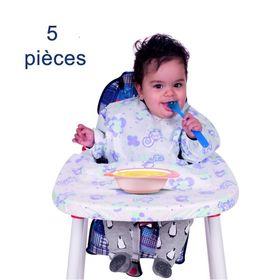 Sevi Bebe 264 Kullan At Kollu Mama Sandalyesi Önlüğü 5'li