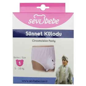 Sevi Bebe 5-18 kg No:1 Önden Açılır Sünnet Külodu