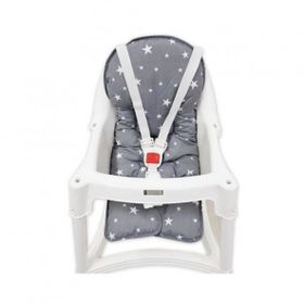 Sevi Bebe ART-150 Gri Yıldız Mama Sandalyesi Minderi