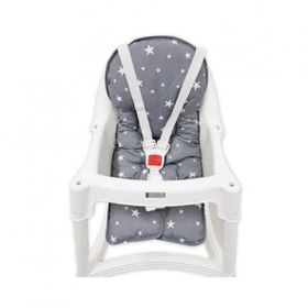 Sevi Bebe ART-150 Gri Yıldız Mama Sandalyesi Minderi