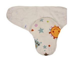 Sevi Bebe ART-306 Uzay Desen Organik Müslin Bebe Kundağı