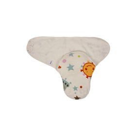 Sevi Bebe ART-306 Uzay Desen Organik Müslin Bebe Kundağı