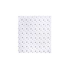 Sevi Bebe ART-319 Yıldız Yağmuru Gri 120x100 cm Desenli Müslin Bebek Battaniye