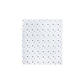 Sevi Bebe ART-319 Yıldız Yağmuru Gri 120x100 cm Desenli Müslin Bebek Battaniye
