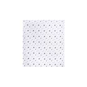 Sevi Bebe ART-319 Yıldız Yağmuru Gri 120x100 cm Desenli Müslin Bebek Battaniye