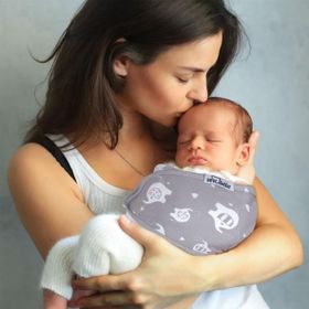 Sevi Bebe ART-504 Gri Bebek Kundak Kemer