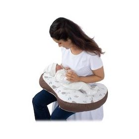 Sevi Bebe ART-580 Kuş Desenli Ekru Hamile Destek ve Emzirme Minderi