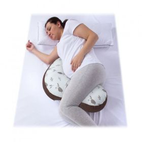 Sevi Bebe ART-580 Kuş Desenli Ekru Hamile Destek ve Emzirme Minderi
