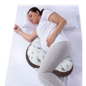 Sevi Bebe ART-580 Kuş Desenli Ekru Hamile Destek ve Emzirme Minderi