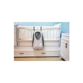Sevi Bebe ART-83 Gri Yıldız Kirli Çamaşır Torbası