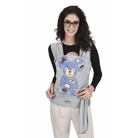 Sevi Bebe Bel Destekli Giymeli Gri Sling