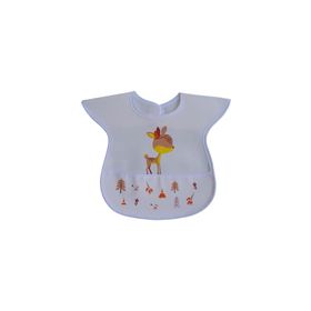Sevi Bebe Beyaz Muşamba Mama Önlüğü