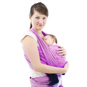 Sevi Bebe Bordo Bebek Taşıma Şalı