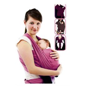 Sevi Bebe Bordo Bebek Taşıma Şalı