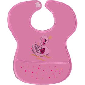 Sevi Bebe Cırtlı Muşamba Kuğu Mama Önlüğü