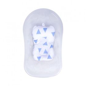 Sevi Bebe Cozy ART-69 Mavi Üçgen Banyo Minderi