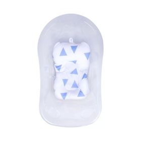 Sevi Bebe Cozy ART-69 Mavi Üçgen Banyo Minderi