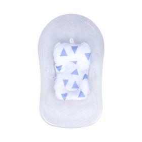 Sevi Bebe Cozy ART-69 Mavi Üçgen Banyo Minderi