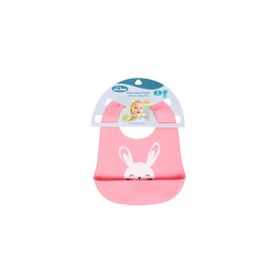 Sevi Bebe Desenli Silikon Mama Önlüğü