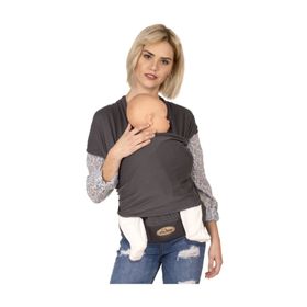 Sevi Bebe Gri Bel Destekli Sling
