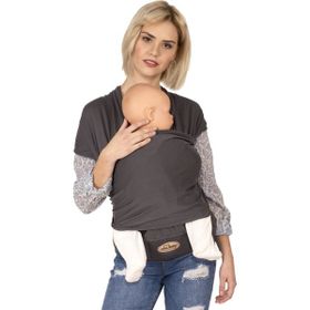 Sevi Bebe Gri Bel Destekli Sling