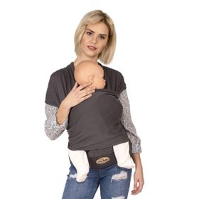 Sevi Bebe Gri Bel Destekli Sling