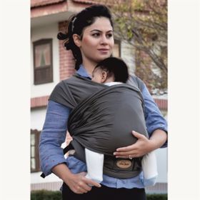 Sevi Bebe Gri Bel Destekli Sling