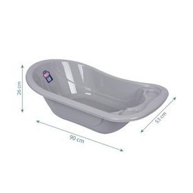 Sevi Bebe Gri Giderli Bebek Banyo Küveti