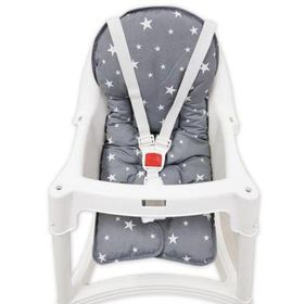 Sevi Bebe Gri Yıldız Mama Sandalyesi Minderi