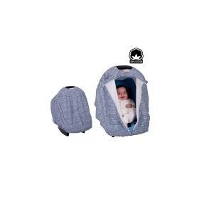 Sevi Bebe Gri Yıldızlı Ana Kucağı Örtüsü