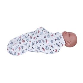 Sevi Bebe İnterlok Mavi Bebe Kundak