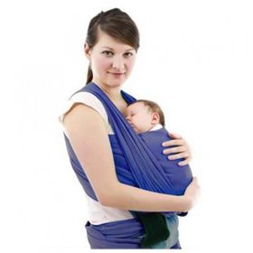 Sevi Bebe Mavi Bebek Taşıma Şalı
