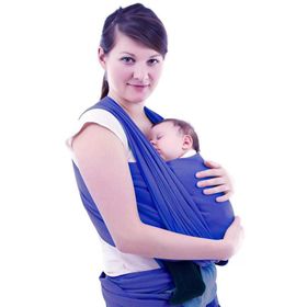Sevi Bebe Mavi Bebek Taşıma Şalı
