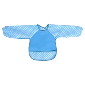 Sevi Bebe Mavi Eko Kollu Mama Önlüğü