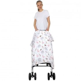 Sevi Bebe Müslin Flamingo Bebek Arabası Örtüsü