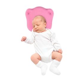 Sevi Bebe Pembe Bebek Kafa Şekillendirici Yastık